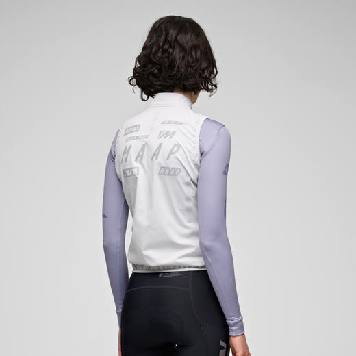 MAAP 女士 Drome 系列 防风防雨骑行马甲 冰雾灰 商品图1