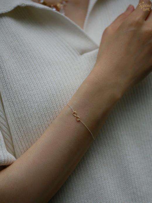 SpoiledBart Jewelry 原创设计 爱 无极限系列 金银配手链 商品图2