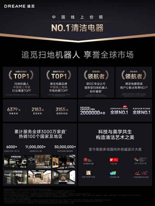 追觅/Dreame X50Pro履带扫地机器人扫拖地三合一活水热拖 商品图1