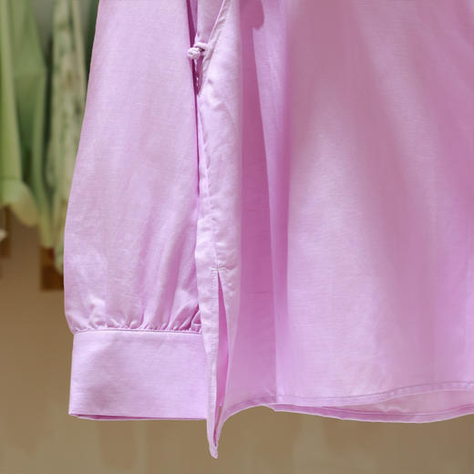 【抖音专属】新中式衬衣（25810144-樱花） 商品图2