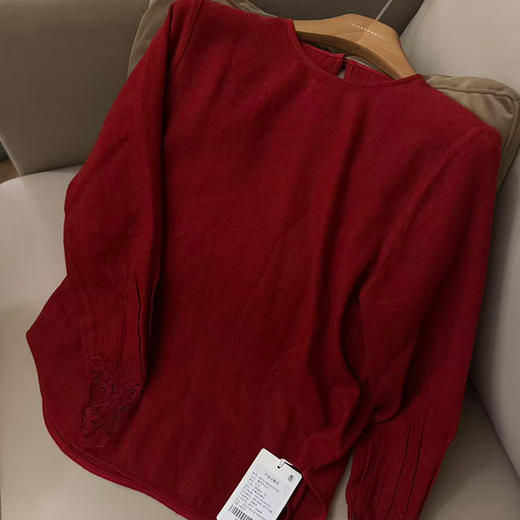 【预售7天】良木礼圆领羊毛衫（D25101759） 商品图0