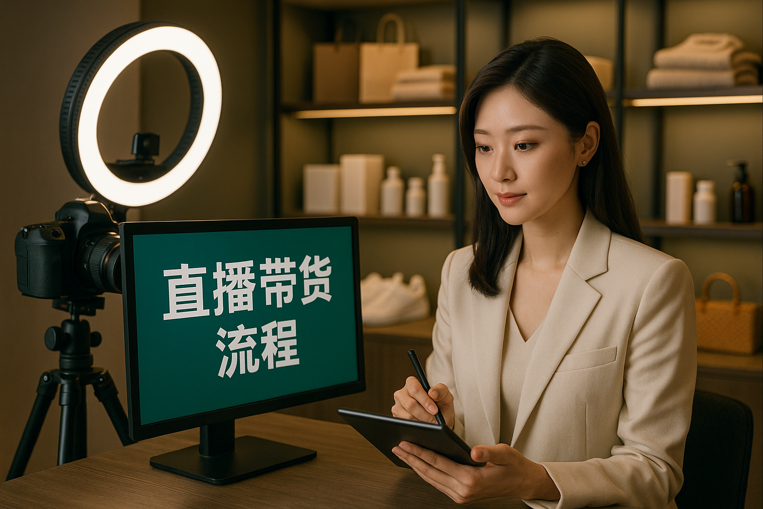 开播前如何准备账号与场景？