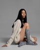 Cordova - Ski Sock - Grey Melange - 女装 - 袜子 - 麻灰 商品缩略图3