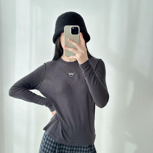 秋冬新款针织衫柔软亲肤百搭显瘦打底衫 商品图4