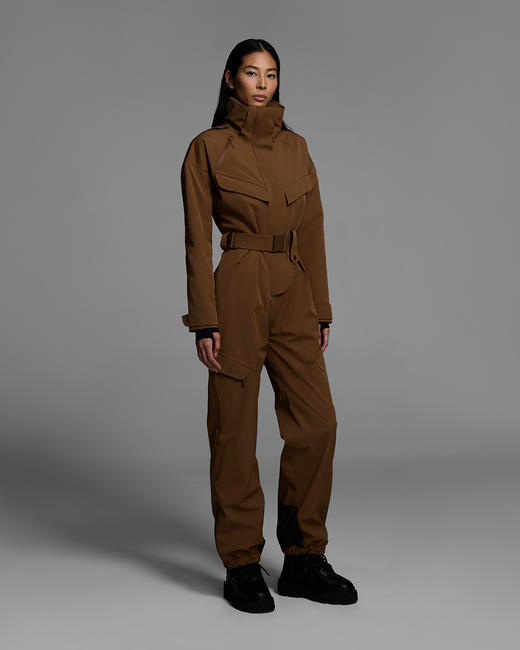 Cordova - Apex Ski Suit - Sepia - 女装 - 连体滑雪服 - 深褐色 商品图0
