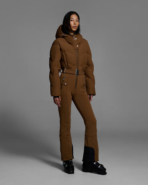 Cordova - Ajax Ski Suit - Sepia - 女装 - 连体滑雪服 - 深褐色 商品图1