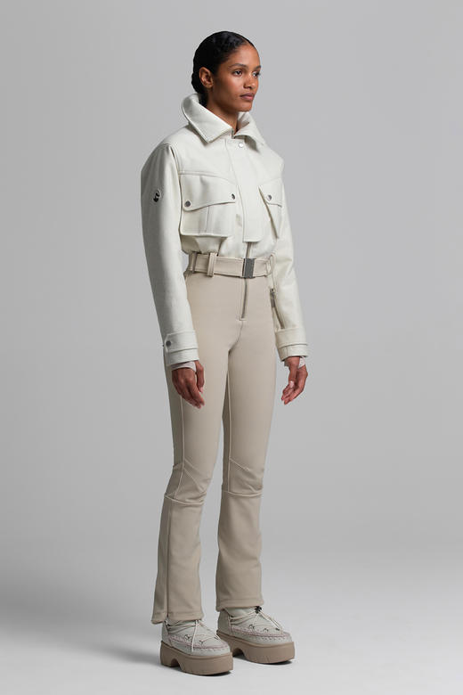 Cordova - Telluride Ski Suit - Natural/Sand - 女装 - 连体滑雪服 - 白色/沙色 商品图6