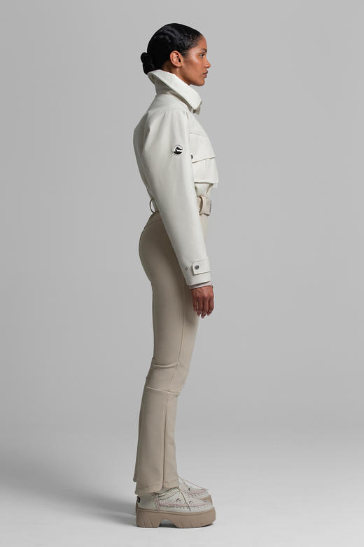 Cordova - Telluride Ski Suit - Natural/Sand - 女装 - 连体滑雪服 - 白色/沙色 商品图4