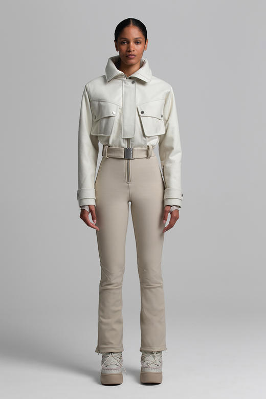 Cordova - Telluride Ski Suit - Natural/Sand - 女装 - 连体滑雪服 - 白色/沙色 商品图7