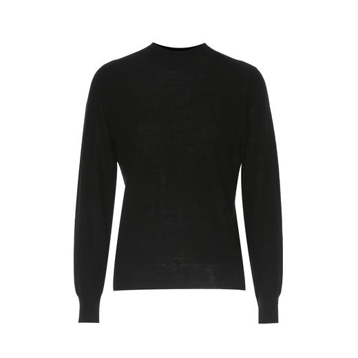 EITIE爱特爱纯色简约半高领舒适柔软羊毛秋季新款针织衫C2501808 商品图11