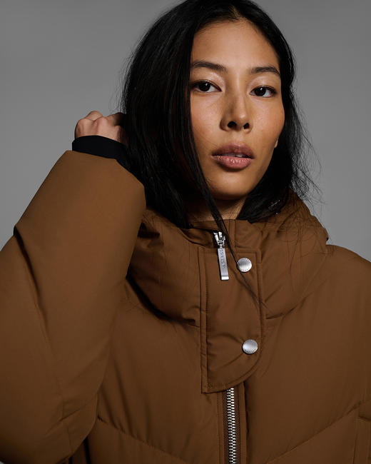 Cordova - Ajax Ski Suit - Sepia - 女装 - 连体滑雪服 - 深褐色 商品图9