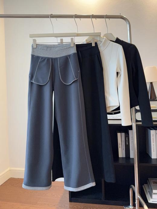 lulu露露同款升级款阔腿裤加绒款 商品图2