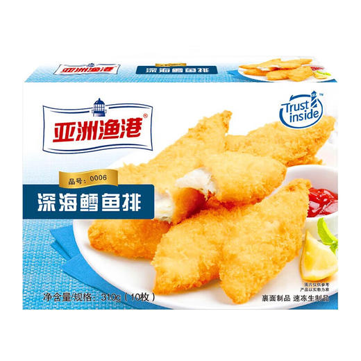 亚洲渔港深海鳕鱼排10枚310g 商品图0