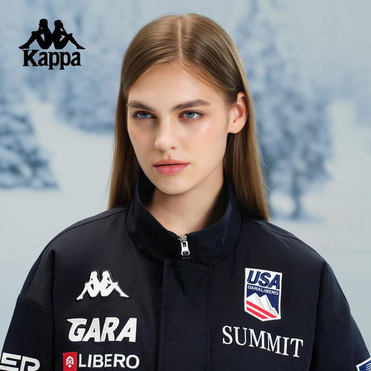 Kappa 2025年冬季滑雪服 防水连帽外套男女款K0FY2HH40 商品图4