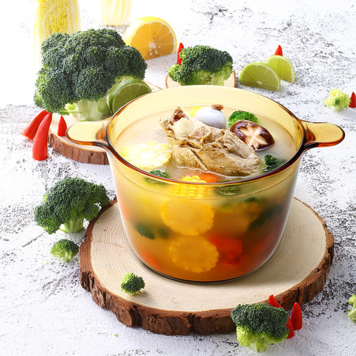 康宁（VISIONS）晶彩锅（深锅）3.5LVS-35-E-LCL/LN/ZK 商品图1