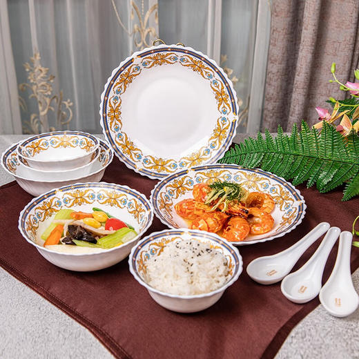 【分仓直发包邮】康宁冰萃玲珑彭巴杜夫人餐具10件套CB-BPBD10/KZ/LS 商品图0