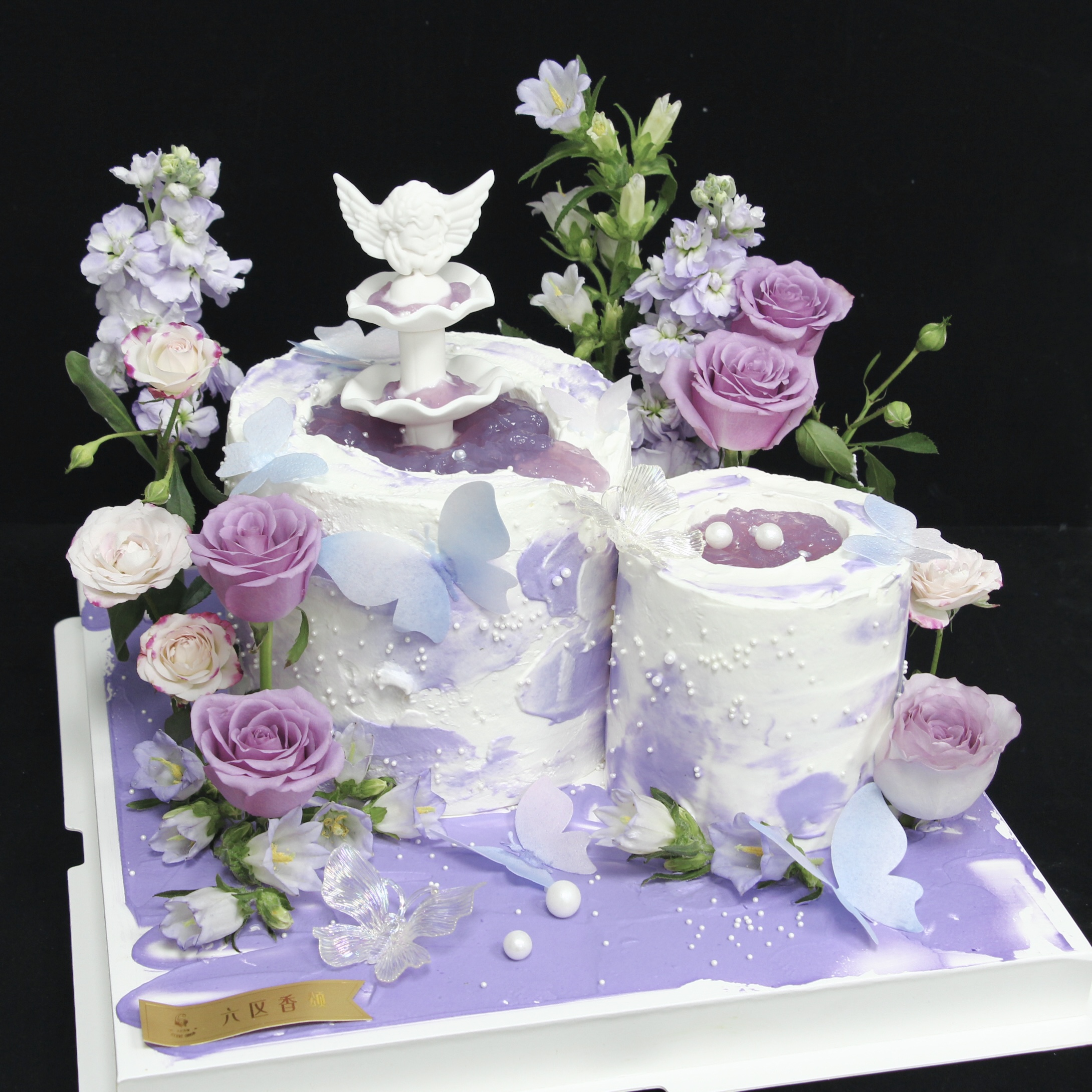 【花境蝶语】许愿池蛋糕