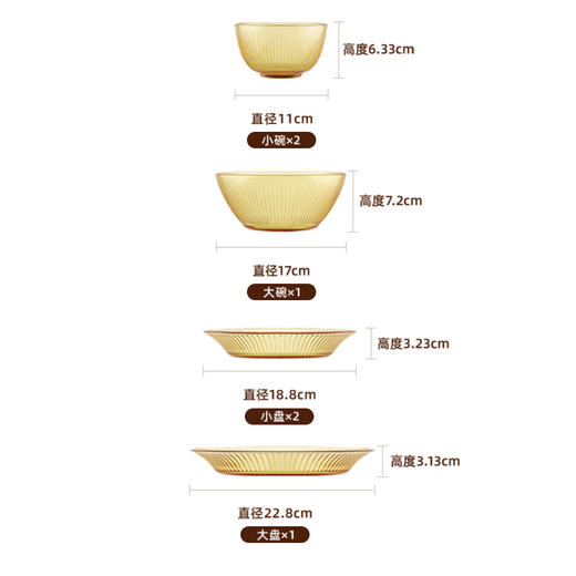 康宁（VISIONS）晶彩生活7件组VS-ZH07B150C/KZ 商品图2