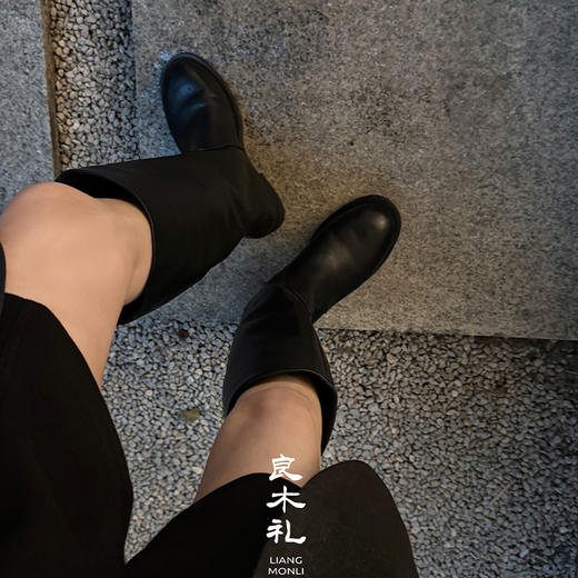 【预售15天，只换不退】良木礼羊皮长靴（D25103368） 商品图5