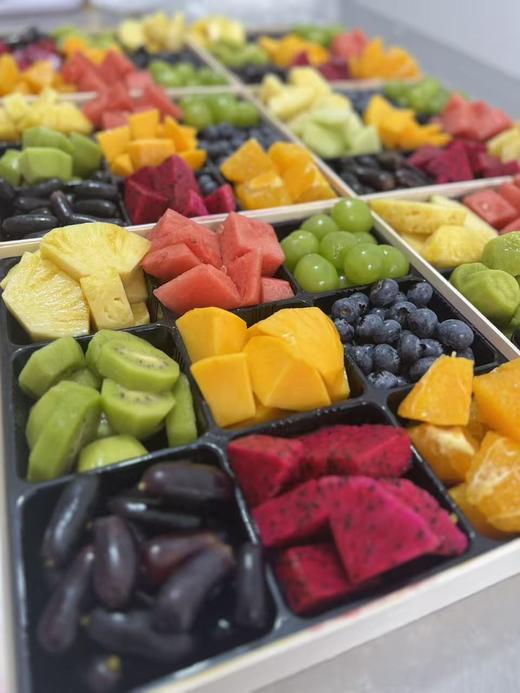 豪华九分格果盘 -精美木盒 商品图3