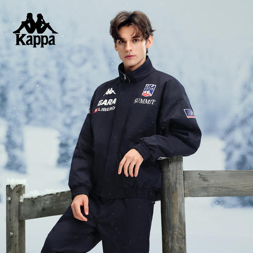 Kappa 2025新款复古立领保暖夹克 男女款K0FY2MM40 商品图0