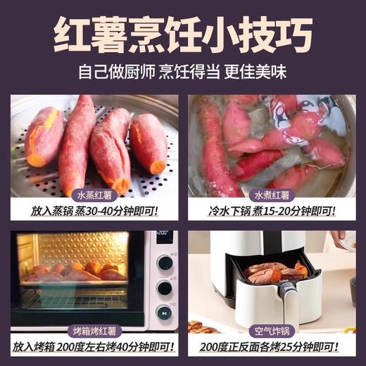 【严选】【金新农】【山东正宗烟薯25号 糖心流油 烤薯专用 软糯香甜 无丝无筋 】山东正宗烟薯25号蜜薯红地瓜农家烤红薯4.5斤装   （厂家直发） 商品图3