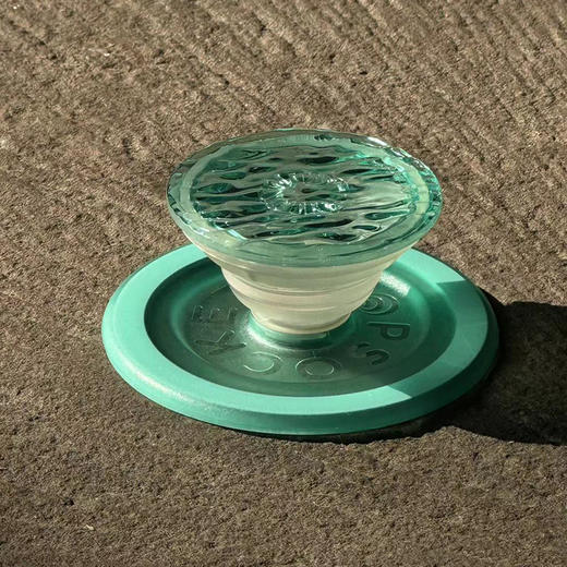 【海岸一日】清水波·MagSafe圆啪嗒 MAGSAFE磁吸手机气囊支架 Round圆啪嗒系列 蓝色 商品图1