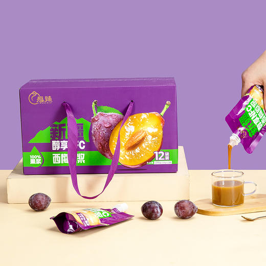 愿臻醇享NFC西梅原浆 108g*12袋*1盒 新疆原产 商品图1