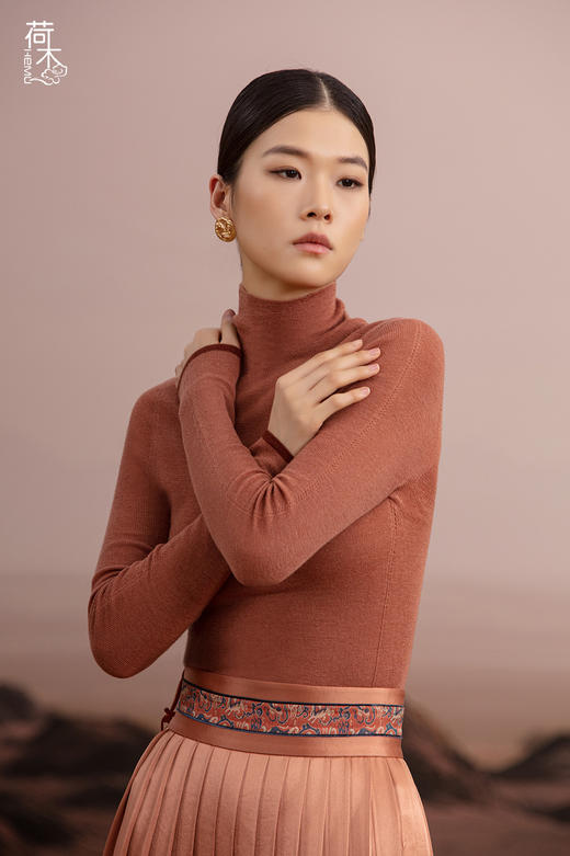 荷木HEMU丨如初·高领羊绒衫 商品图3