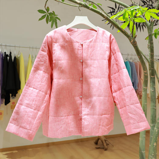 【抖音专属】新中式棉服（23802519L小红） 商品图0