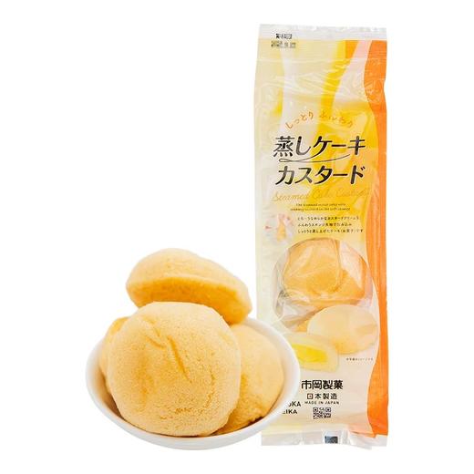 市冈 香蕉味 夹心蒸蛋糕 160g 商品图2
