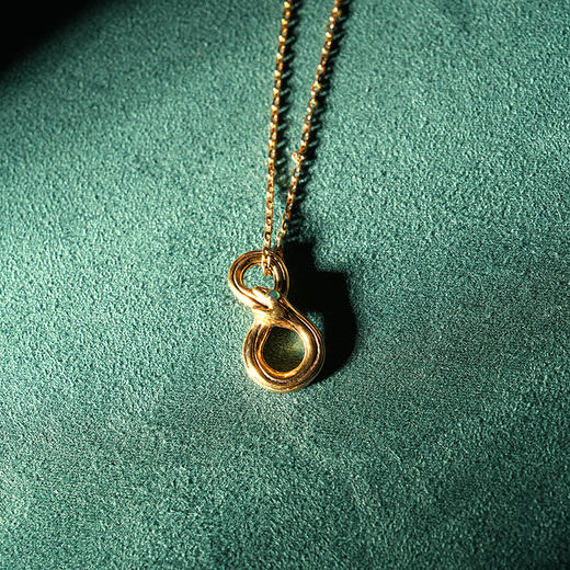 北京仓｜Goossens Paris-Talismans-金色 莫比乌斯蛇 项链［法国设计师］ 商品图6