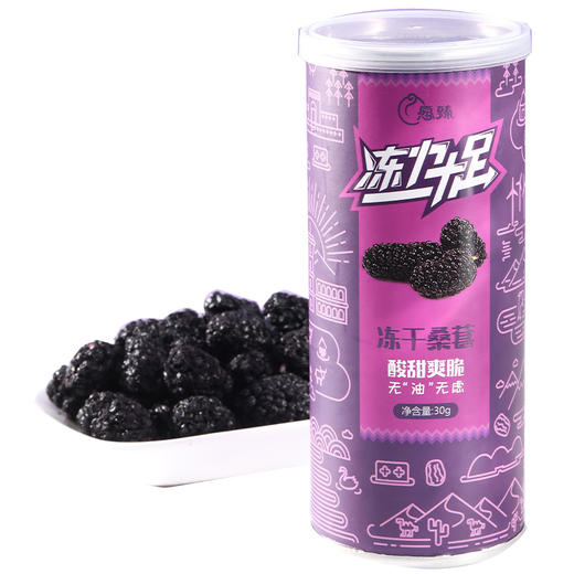 愿臻冻力十足冻干桑葚  30g/罐*3 商品图0