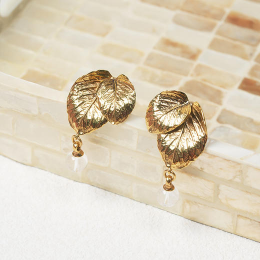 北京仓｜Goossens Paris-BALADE- 岩石水晶 耳夹（无需耳洞）［法国设计师］ 商品图7