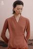 荷木HEMU丨如初·交领羊绒短衫 商品缩略图3
