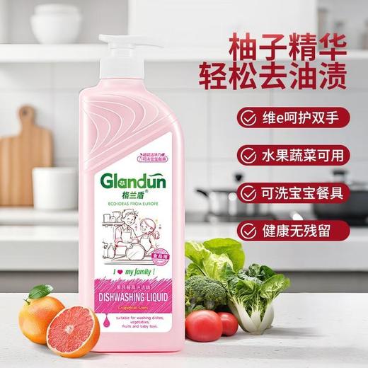 【门店直发 支持同城配送】格兰盾果蔬餐具洗洁精1kg 商品图0