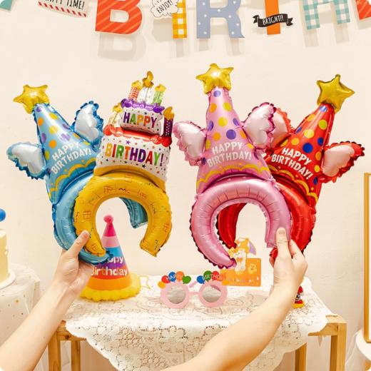 充气发箍生日帽子（配打气筒） 商品图1