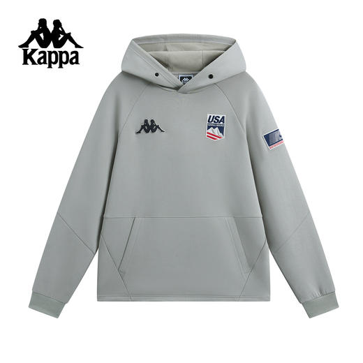 Kappa 运动卫衣2025新款连帽卫衣美式针织套头帽衫 男女款K0FY2MT40 商品图1