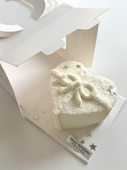 简约奶油蛋糕 | 鲜果原味奶油 - 丝绒爱心 商品图2