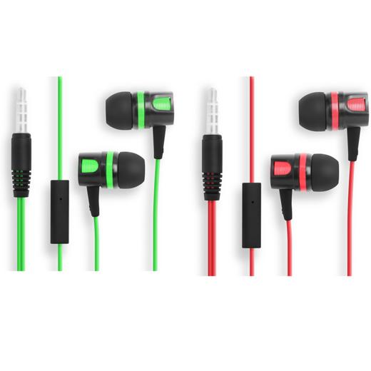 日本GAMING COLOR 3.5mm插口入耳式立体声带麦克风有线耳机AT-EMS05（1米） 商品图2