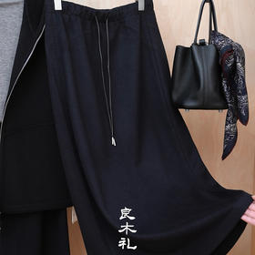 【特价不退换】【预售7天】良木礼休闲抽绳半裙(D25103405)