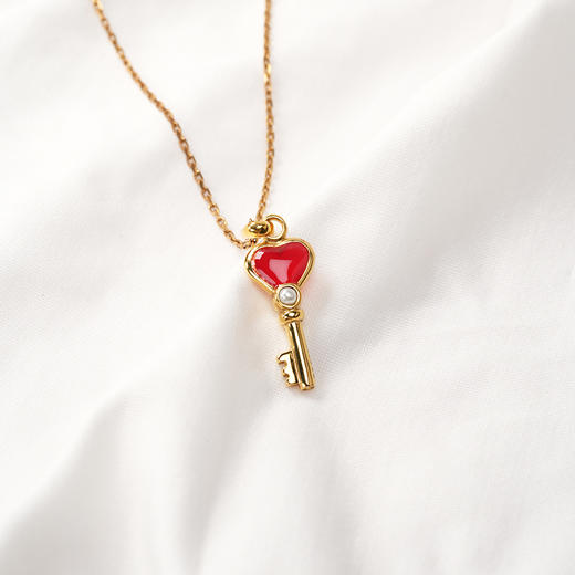 北京仓｜Goossens Paris-Talismans-金色 心之钥匙 项链［法国设计师］ 商品图0