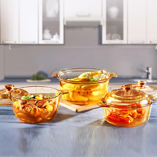 康宁（VISIONS）晶彩系列透明锅1.5LVS-15-E/KZ22 商品图1