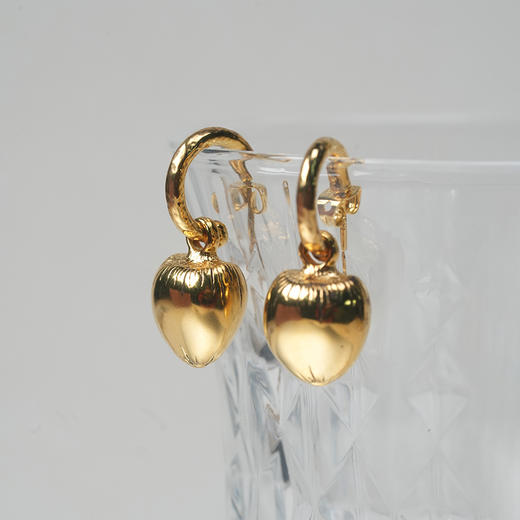 北京仓｜Goossens Paris-BO PIN CREOLES NOISSETTE BALADE-金色橡果 耳钉［法国设计师］ 商品图0