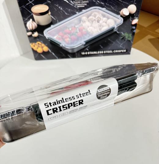 很厚！很扎实！饺子盘 厨房保鲜黑科技不锈钢保鲜盒 商品图3