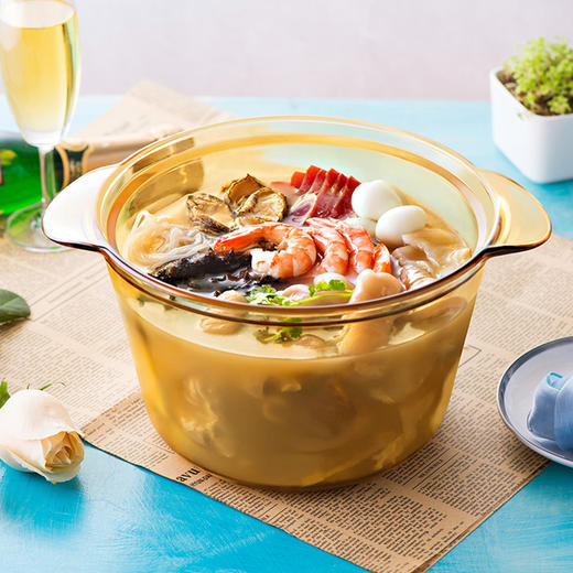 康宁（VISIONS）晶彩系列时尚养生锅3.8LVS-38-FL/E/LN/ZK 商品图1