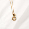 北京仓｜Goossens Paris-Talismans-金色 莫比乌斯蛇 项链［法国设计师］ 商品缩略图0