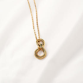 北京仓｜Goossens Paris-Talismans-金色 莫比乌斯蛇 项链［法国设计师］