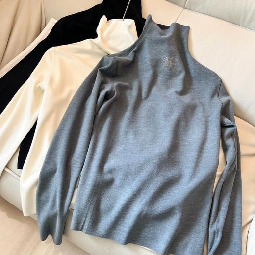 “御寒专家”三秒速热，羊毛+醋酸+德绒。碧自发热黑科技半高领打底衫 商品图1