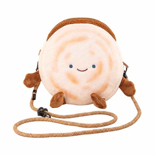 【一口价产品】D-YL-绒馍馍斜挎包20cm-大相文创 商品图0